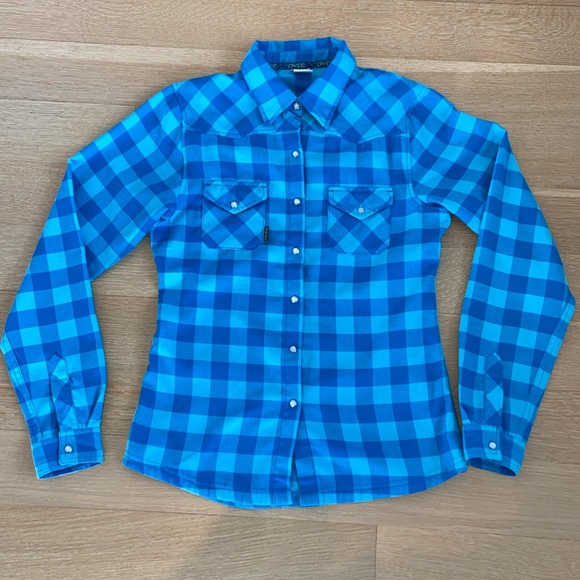 Dakine Pearl Snap Plaid Button Down Shirt - Picture 5 of 11